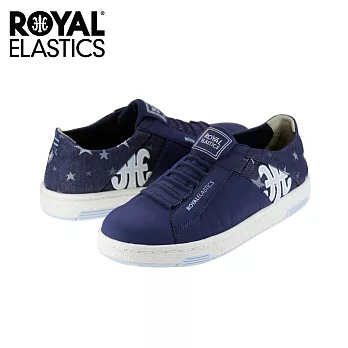 【Royal Elastics】女-Icon Washed 休閒鞋-深藍/星星(92373-555)US5深藍/星星