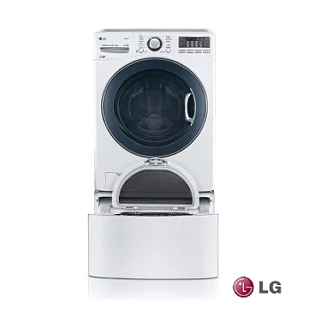 LG 樂金 TWINWash 雙能洗(蒸洗脫烘) 典雅白 16公斤(WD-S16VBD)+2.5公斤(WT-D250HW)洗衣容量(含基本運費+基本安裝+舊機回收)