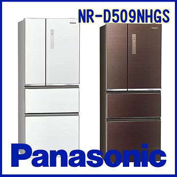 Panasonic 國際牌 500L 雙科技無邊框玻璃系列 NR-D509NHGS-W翡翠白 (含基本運費+拆箱定位)