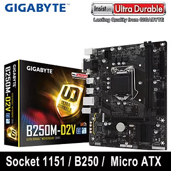 GIGABYTE 技嘉 GA-B250M-D2V 主機板