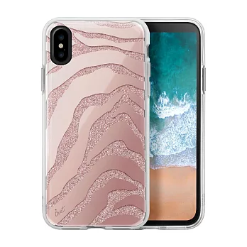 LAUT iPhone X POP系列手機保護殼玫瑰金虎紋