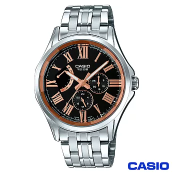 CASIO卡西歐賽車儀表板設計帥氣風格石英腕錶 MTP-E311DY-1A