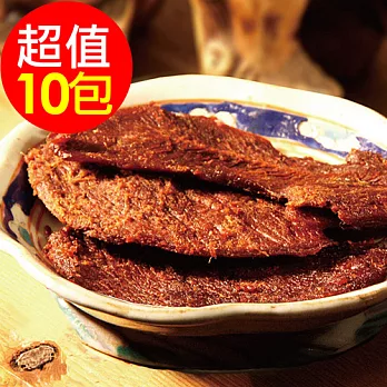 【金門老農莊】牛肉乾100g(辣味)10包