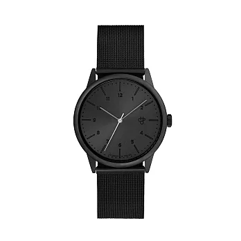 Chpo Brand 瑞典手錶品牌 - Rawiya系列 黑錶盤 - 黑米蘭帶可調式