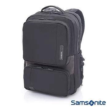 Samsonite新秀麗 Squad都市輕盈休閒筆電後背包I(黑/碳灰)14＂