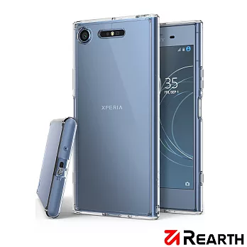 Rearth Sony Xperia XZ1 (Ringke Fusion)高質感保護殼(透明)透明