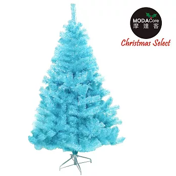 【摩達客】台灣製10尺/10呎(300cm)豪華版冰藍色聖誕樹裸樹 (不含飾品不含燈)
