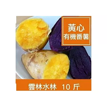 【一籃子】雲林水林【黃心有機番薯】10斤