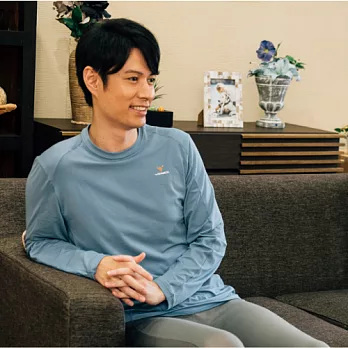 VENEX FREE FEEL WARM 紳士型 長袖上衣M迷霧藍