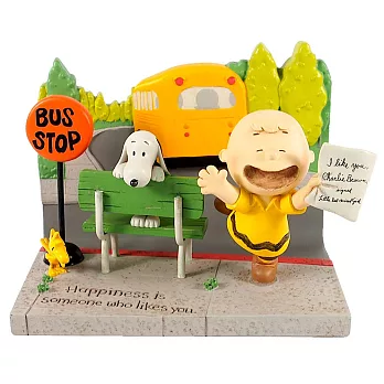 Snoopy 50週年限量版 手工雕塑-查理的情書【Hallmark-Peanuts™史奴比 手工雕塑】