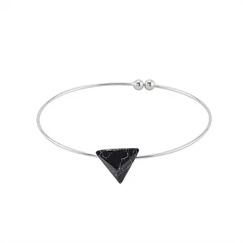 Snatch [限量] 黑松石三角塔手環 / Black Marble Pyramid Bracelets