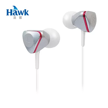 Hawk X507 漫步者耳機麥克風 附收納包(03-HEX507)銀色