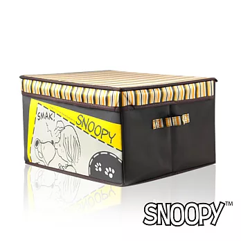 史努比SNOOPY 條紋摺疊式大收納箱