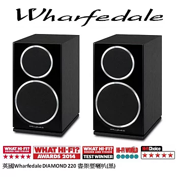 英國Wharfedale DIAMOND 210 書架型喇叭(黑)