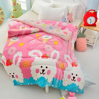 義大利Fancy Belle《甜點樂園》雪芙絨暖暖被 150*195CM