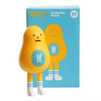 Sticky Monster Lab｜聯名公仔 Smoothie Heroes 香蕉 Bananamon