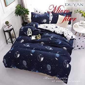 《DUYAN 竹漾》台灣製天絲絨雙人四件式鋪棉兩用被床包組-星際大戰