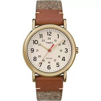 【TIMEX 】天美時經典復刻冷光Weekender系列腕錶 (米白 TXTW2R42100)