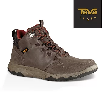 TEVA 美國 男 Arrowood Lux Mid 輕量防水機能休閒鞋-US8深灰
