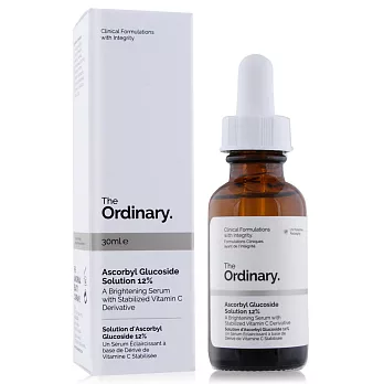 The Ordinary Ascorbyl Glucoside Solution 12% 維他命 C 配糖體溶液 12%(30ml)