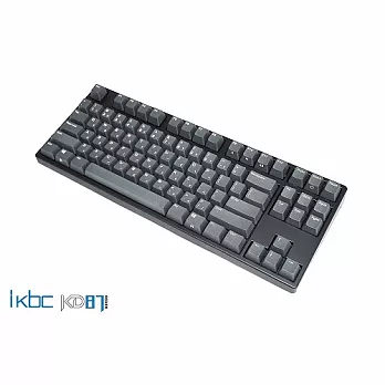 ikbc KD87 機械式鍵盤 台灣製造 (銀軸,靜音紅軸)銀軸