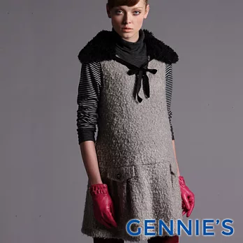 【Gennies奇妮】010系列-清新高雅羊毛孕婦背洋