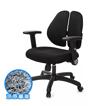 GXG 涼感纖維 雙背椅 (摺疊升降扶手) TW-2980E1 請備註顏色