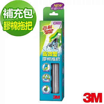 【3M】高效型免沾手膠棉拖把補充包