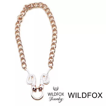 Wildfox Couture 美國品牌 古典蛇項鍊 玫瑰金蛇項鍊