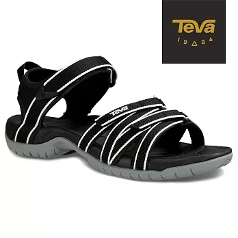 TEVA 美國 女 Tirra 機能運動涼鞋-US6黑白