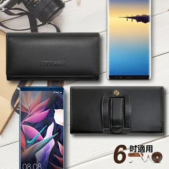 CityBoss 生活哲學橫式腰掛皮套for 三星 Samsung Galaxy A8+(2018) / S8+