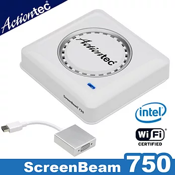 Actiontec ScreenBeam 750菁英版 Miracast無線顯示接收器－附VGA轉接頭