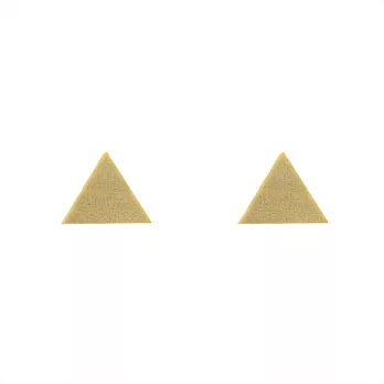 Snatch 原木三角木質耳環 / Little Triangle Wooden Earrings