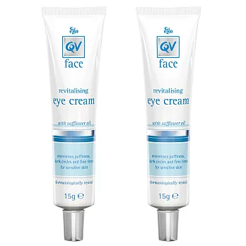 Ego意高 QV Face舒敏紅花籽油賦活眼部精華霜15g(2入特惠)