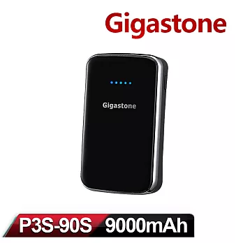 【Gigastone 立達國際】P3S-90S 9000mAh 雙輸出行動電源(鏡面黑)