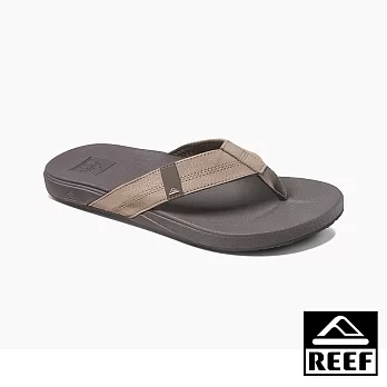 REEF 能量彈力系列最適合亞洲人腳型 側邊縫製織帶 舒適好穿防滑耐磨 男款升級版夾腳人字拖鞋 .US8棕