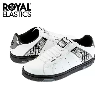【Royal Elastics】男-Icon Alpha 休閒鞋-白/黑(02074-089)US8白/黑