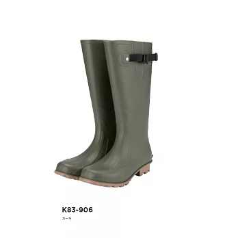 日本KIU 修飾腿型雨鞋/文青風氣質雨靴(男女適用) 軍綠色 83odL適26-27cm