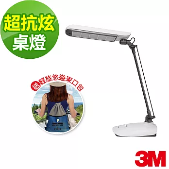 【3M】58度博視燈系列桌燈DL6000(白色)+贈輕旅悠遊束口包