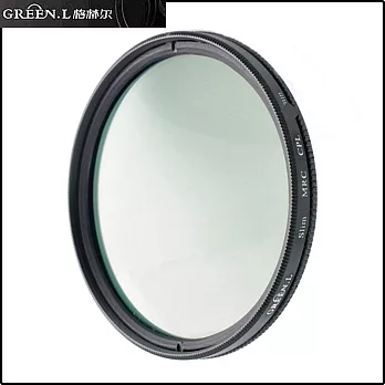 薄框GREEN.L防水多層鍍膜72mm偏光鏡MC-CPL偏光鏡MRC-CPL環形偏光鏡