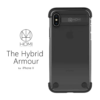 HOMI The Hybird Armour 極輕薄防摔金屬支架保護殼for iPhone X