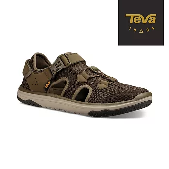 TEVA 美國 男 Terra-Float Travel 護指涼鞋-US7深橄欖綠