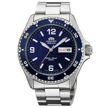 ORIENT東方錶尖峰時刻自動上鍊機械運動腕錶-藍x41.5mmFAA02002D9