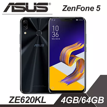 【ASUS】華碩 ZenFone 5 (ZE620KL) 6.2吋八核心智慧機 4G/64G版 -岩灰藍