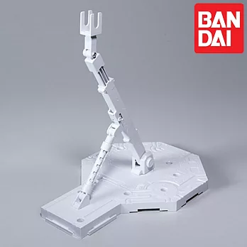 日本萬代BANDAI鋼彈支架1/144比例BASE 1陳列架展示平台RG鋼彈架SD鋼彈模型架R3腳架地台鋼彈平台白色