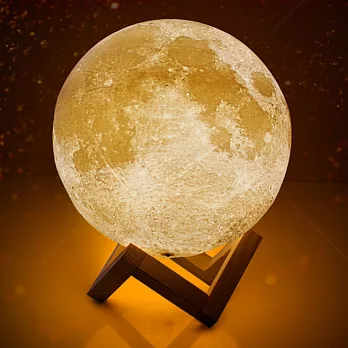 【旭創光電】3D月球造型LED夜燈8CM
