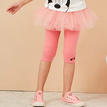 Disney 米妮系列跳舞女孩假二件蓬紗裙100熱情粉