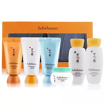 Sulwhasoo 雪花秀 經典面膜4件旅行組-贈基礎精萃2件組-(雪玉+ 與潤+玉容+清潤舒緩面膜+滋陰水+滋陰乳)