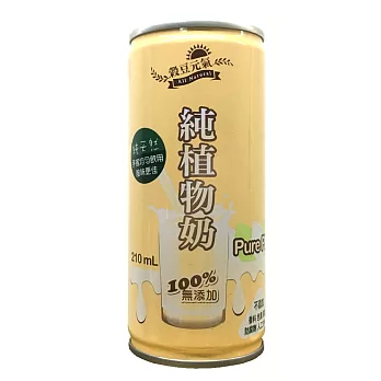 牧菌山丘穀豆元氣純植物奶飲料210ml*6罐豆奶豆漿綜合穀物奶