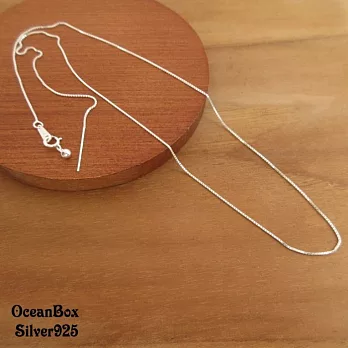 針鍊可調整式細方格純銀單鍊子《可穿細小孔墜子》